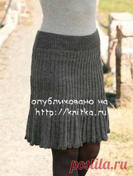 Вязаная спицами юбка из рубрики Вязание для женщин. Вязание спицами модели и схемы на kNITKA.ru