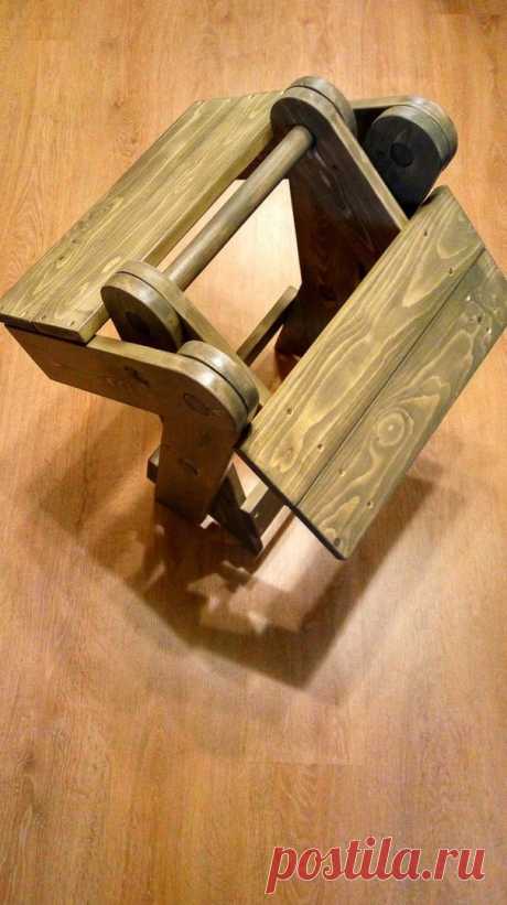 Самодельный складной табурет — Сделай сам, идеи для творчества - DIY Ideas