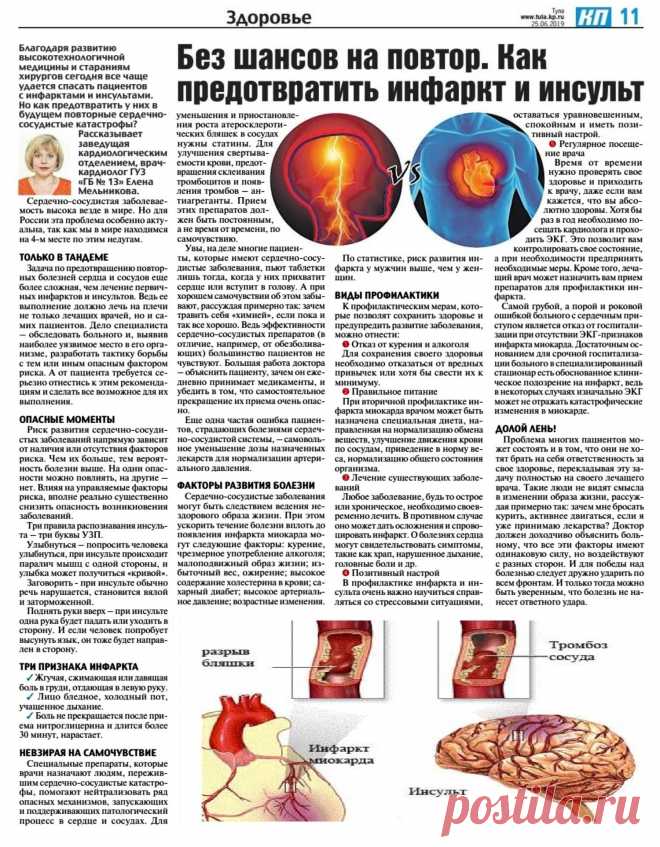 Как предотвратить инфаркт и инсульт