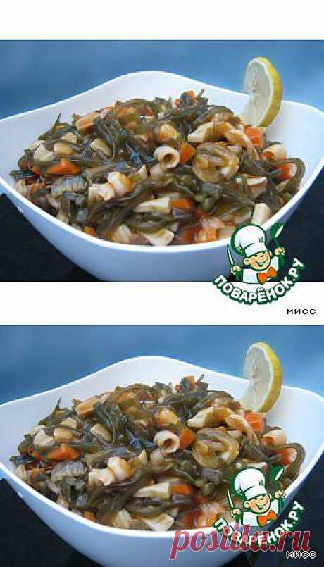 Солянка из морской капусты и кальмара &quot;По-дальневосточному&quot; - кулинарный рецепт