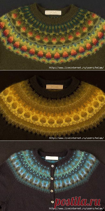 Bohus knitting-особая техника жаккарда!