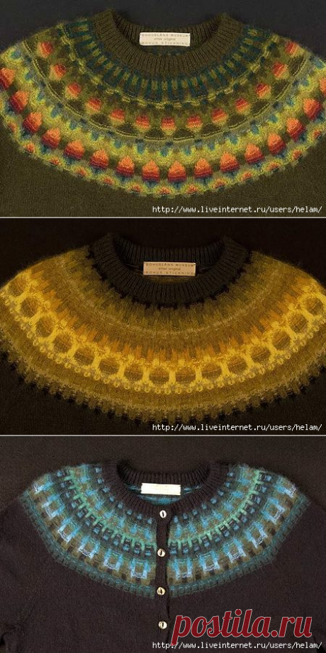 Bohus knitting-особая техника жаккарда!