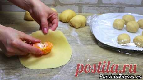 Мандарины в тесте! Всю зиму буду готовить!!! | Кулинария