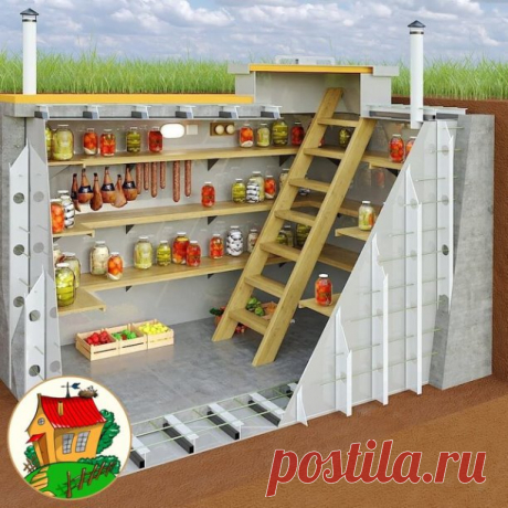 Идеальный погреб 
 #дача