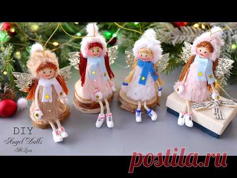 👼 КУКОЛКА АНГЕЛ 👸❤️👸 Christmas Angel Doll 👼
