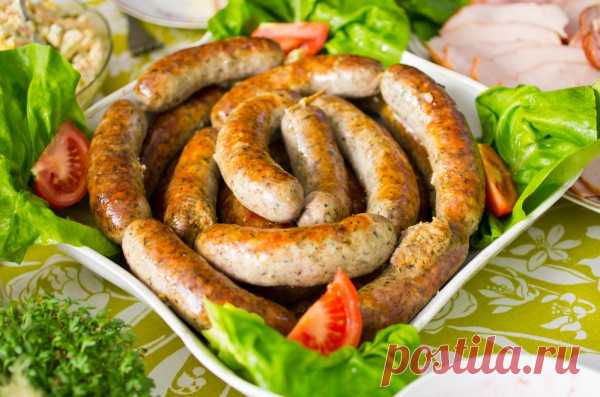 Домашняя колбаса на Пасху из свинины
