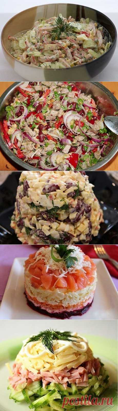 Подборка 10 самых вкусных салатов! Забираем, что бы не потерять!.