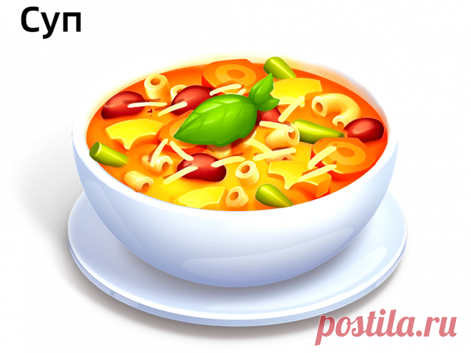 Супы - Рецепт Борща - Окрошка Рецепт - Первые блюда - foodbook