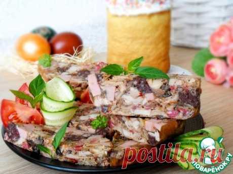 Зельц домашний с грибами – кулинарный рецепт