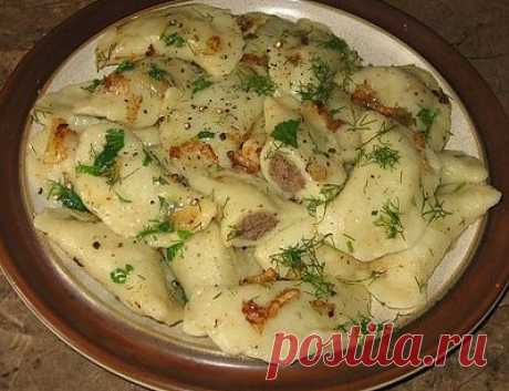 Вареники с печёнкой..