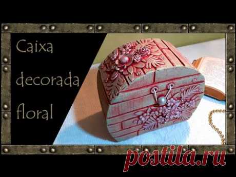 CAIXA FLORAL de papelão / Caixa feita de papelão