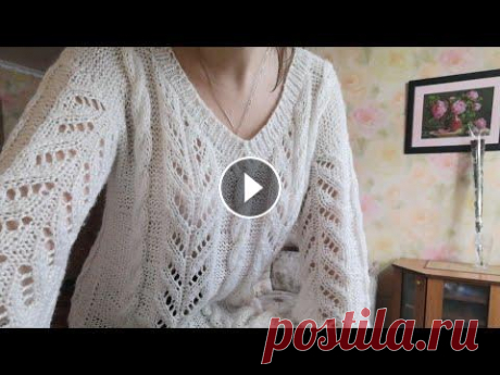 #Белый свитер оверсайз #оверсайз свитер #спицами свитер #Белый свитер оверсайз #оверсайз свитер #спицами свитер...