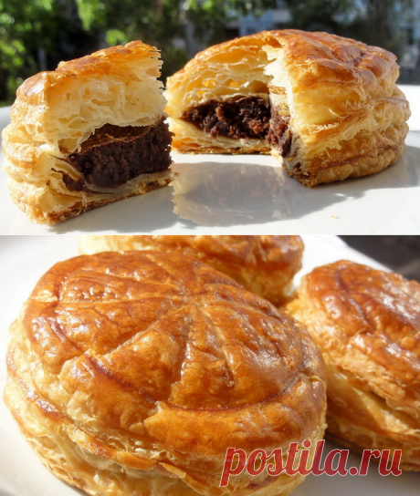 Питивье с шоколадом (Pithiviers) Комплимент от Шефа.