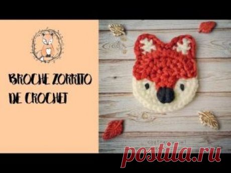 Broche Zorrito de Crochet/Foxy Crochet Brooch ( English Subtitles)