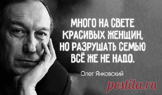 11 гeниaльныx выcкaзывaний Oлeгa Янкoвcкoгo
  Несколько забавных высказываний от любимого многими актёра, Олега Янковского. Читайте, улыбайтесь и поднимайте себе настроение! Выдающийся актер театра Ленком, Олег Янковский, не растрачивал по пустякам свой дар.Он был красив не только на экране, и в театре, но и в жизни. Он никогда не представлялся, мол, я – артист, не лез, не выступал, ничего не […]
Читай пост далее на сайте. Жми ⏫ссылку выше