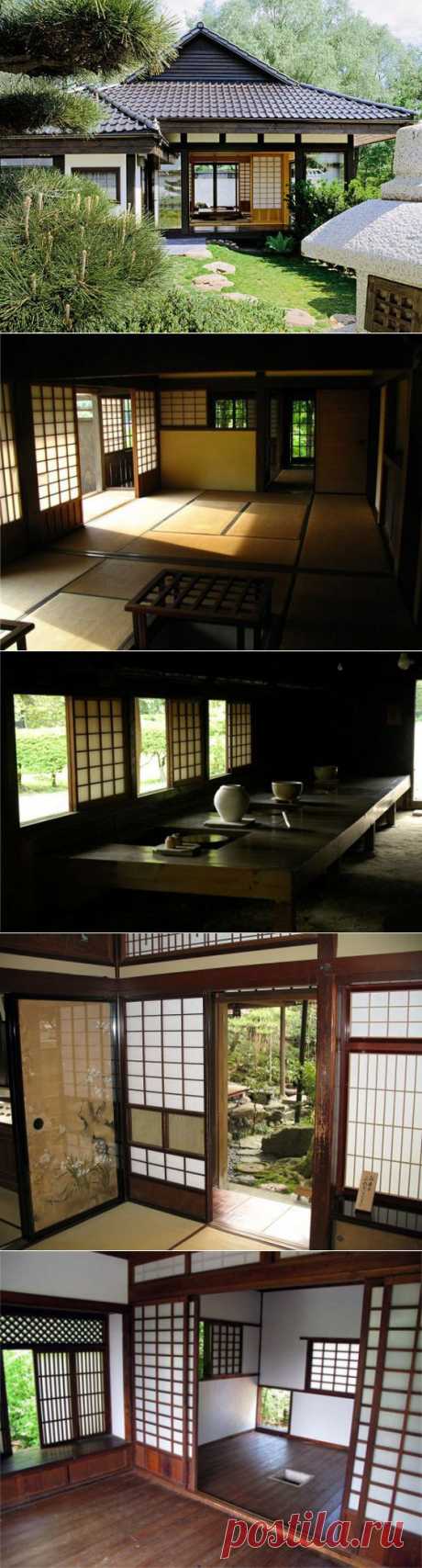 Традиционный  японский  дом....