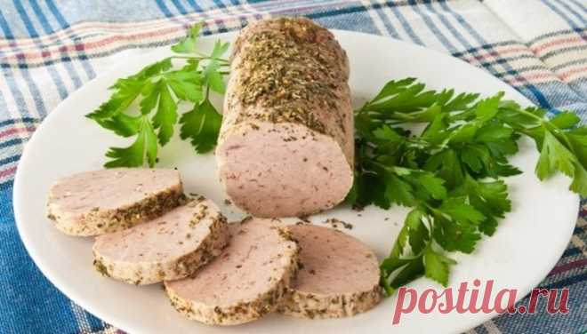 Домашняя куриная колбаса / Простые рецепты