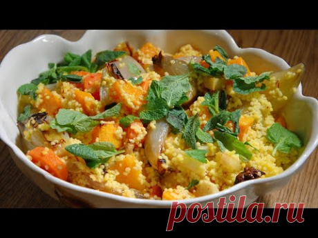 Кускус с тыквой, шалотом и пастернаком, пошаговый рецепт на 1642 ккал, фото, ингредиенты - Юлия Высоцкая