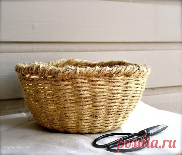Корзинка из шпагата