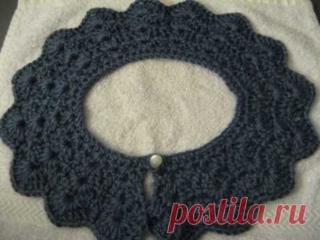 Crochet collar / peter pan collar / lace look collar