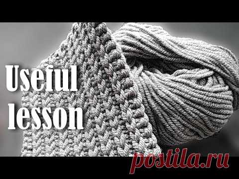 Самая пышная резинка крючком. Невероятно просто и красиво. Узор № 28.