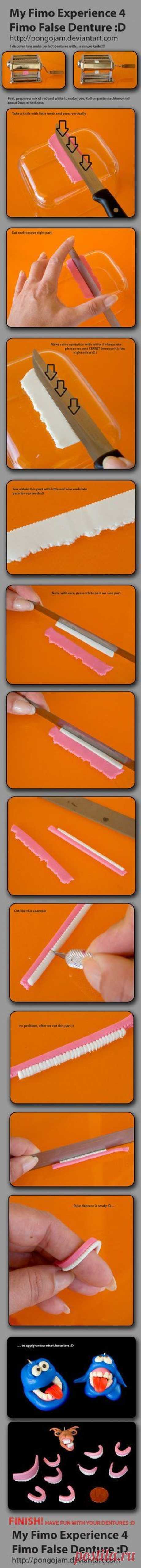 Teeth Tutorial ( clay tutorial but can be used for gumpaste/fondant ) | Cake Tutorials