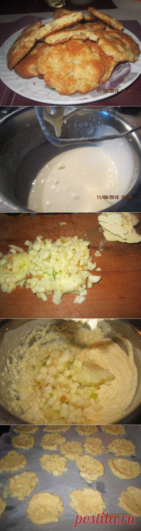 Мягкое яблочное печенье