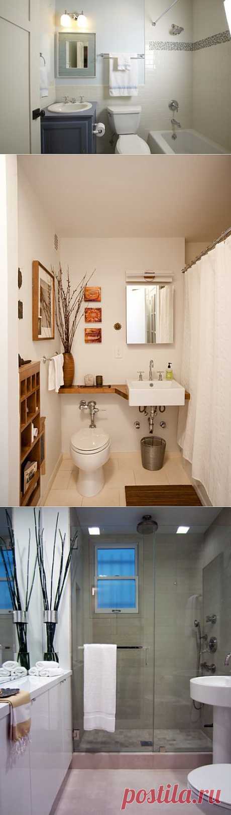 (+1) тема - Как сделать маленькую ванную комнату лучше: 12 способов | МОЯ КВАРТИРА