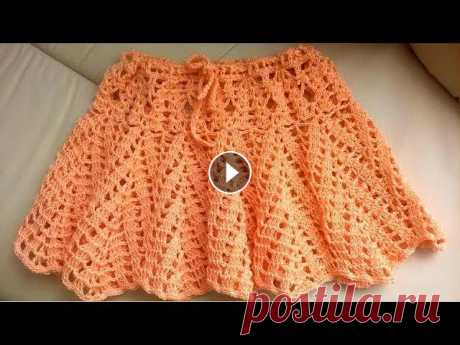 Ажурная юбка крючком Как связать юбку крючком Skirt crochet Часть 1 Ажурная юбка крючком Как связать юбку крючком Skirt crochet Часть 1 В этом видео я покажу,как связать ажурную юбку на девочку 3-4 года.Я использовала ...