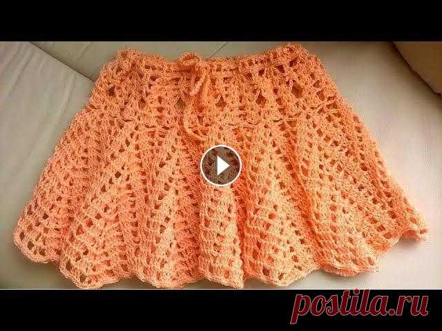 Ажурная юбка крючком Как связать юбку крючком Skirt crochet Часть 1 Ажурная юбка крючком Как связать юбку крючком Skirt crochet Часть 1 В этом видео я покажу,как связать ажурную юбку на девочку 3-4 года.Я использовала ...