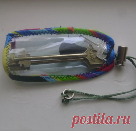 Ключница из бутылки