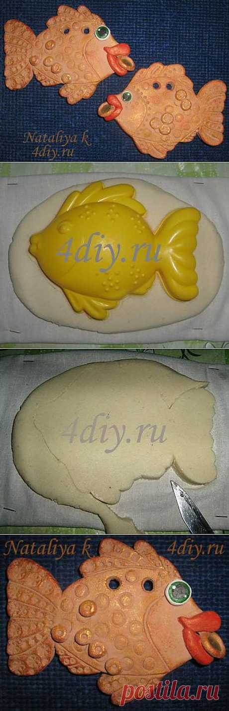 Рыбки из солёного теста мастер-класс