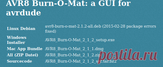 AVR8 Burn-O-Mat avrdude GUI | Radio mix | Постила