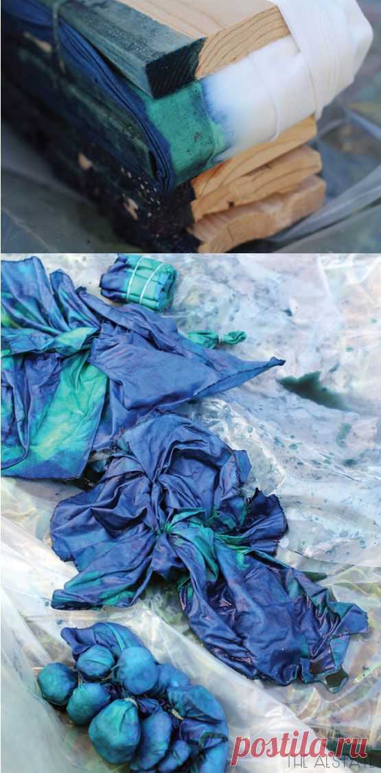 The Aestate: DIY Shibori with Indigo Dye Tutorial