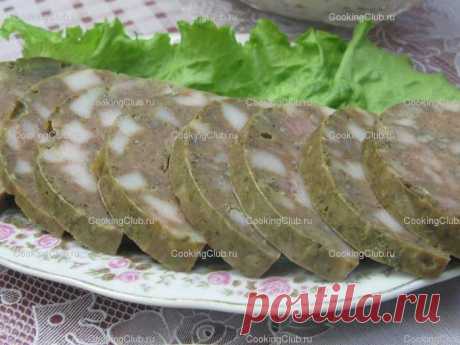 Kолбаса домашняя печеночная - Экономно и очень вкусно!