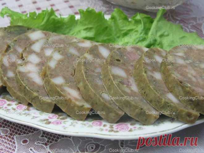 Kолбаса домашняя печеночная - Экономно и очень вкусно!