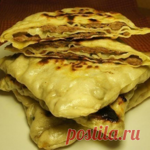 Китайские лепешки с мясом-безумно вкусные и сочные