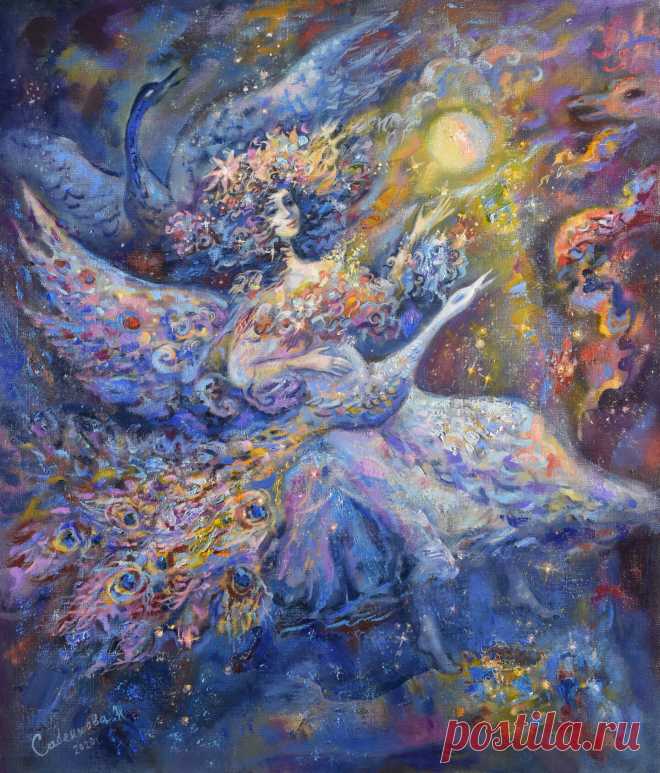 Fantasy Painting Mystical Original Art G, Painting by Natalya Savenkova | Artmajeur Buy art from Natalya Savenkova (Free Shipping, Secured direct purchase): Painting titled 