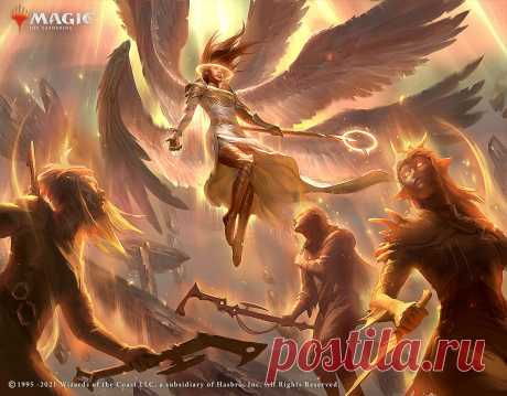 ArtStation - MTG: Ангел Единства