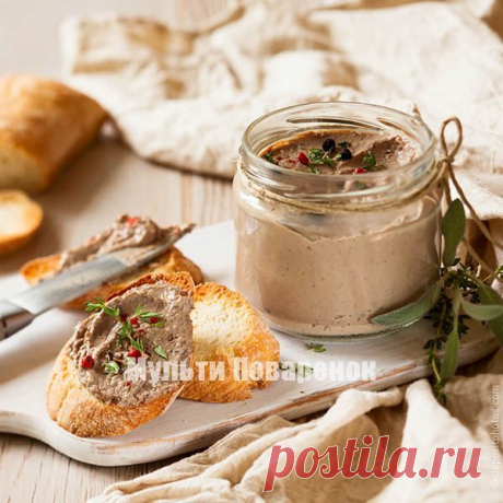 Паштет из куриной печени в мультиварке | Мультиповаренок