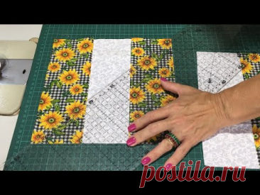 O TRUQUE para Costurar BLOCO de PATCHWORK Lindíssimo