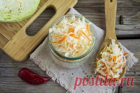 Вкусная хрустящая капуста на зиму