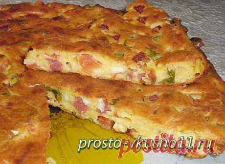 Ленивая ....пицца... или пирог - готовить ее очень быстро, но вкус - отменный!