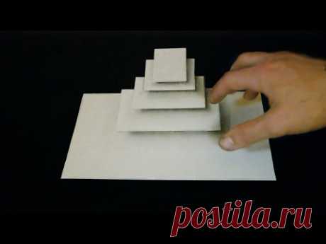 Как Нарисовать 3D Рисунок простым карандашом на бумаге
