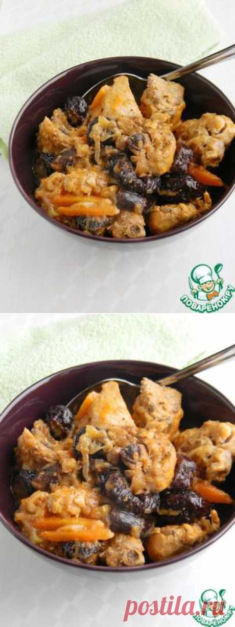 Сладко-острая курица с черносливом - кулинарный рецепт