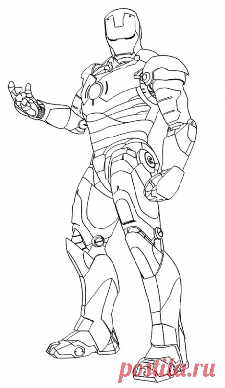 Iron Man coloring pages | Marvel comics Tony stark Superhero coloring page &amp;#8211; &quot;Kids Online&quot; &amp;#8211; children's development, education and entertainment