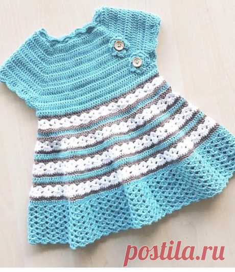 35+ Cute Baby and Kids Crochet Dresses Patterns and Design Ideas - Page 4 of 35 - Kids Crochets