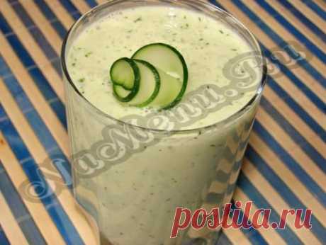 Смузи для похудения с огурцом и капустой