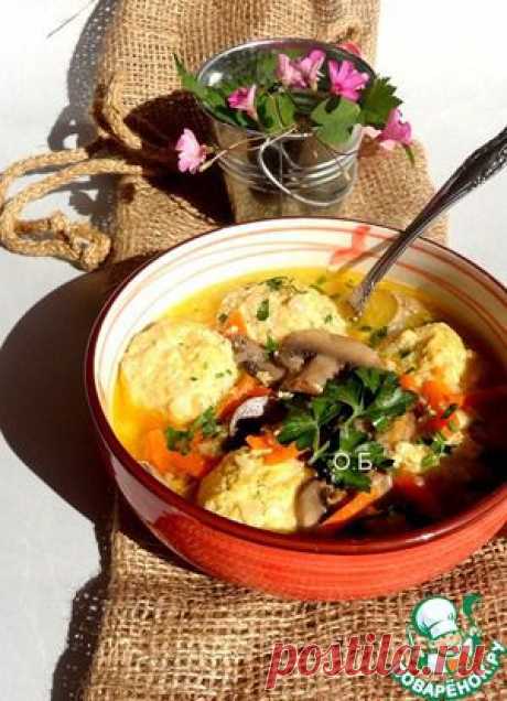 Суп с рисовыми фрикадельками - кулинарный рецепт