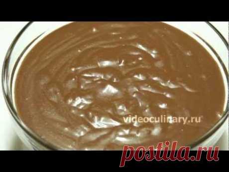 Рецепт - Шоколадный заварной крем от https://videoculinary.ru